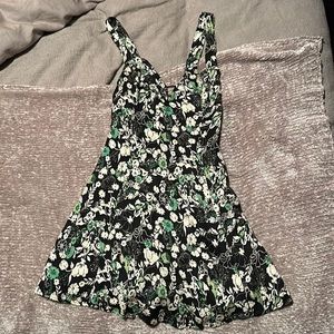 Green flower dress